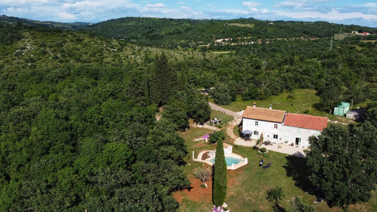 Cottage al Merlo Olivo Buje Esterno foto